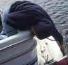 Robert McKain Collecting Water Samples