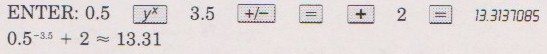 Calculator steps